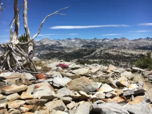 Red Peak Pass Loop - Day 5 - Travel along the Merced River