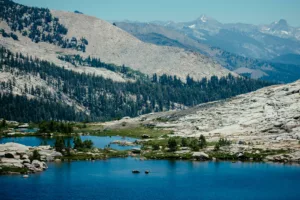 Yosemite Grand Traverse with Horsepack Support - Day 3 - Climb Isberg Pass & camp at Lake 10K